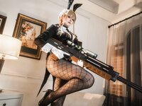 [Cosplay] Natsuko夏夏子 NIKKE 爱德 特工兔女郎 [86P4V-941MB]