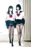 [Cosplay] 半半子&面饼仙儿 少女幻想の刻 [79P-494MB]