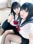 [Cosplay] 半半子&面饼仙儿 少女幻想の刻 [79P-494MB]