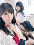 [Cosplay] 半半子&面饼仙儿 少女幻想の刻 [79P-494MB]