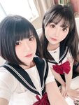 [Cosplay] 半半子&面饼仙儿 少女幻想の刻 [79P-494MB]