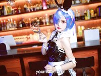 [Cosplay] 您的蛋蛋 [YouMi尤蜜] 2021.09.02 蕾姆兔女郎的小酒馆  [41P-890MB]