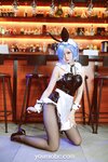 [Cosplay] 您的蛋蛋 [YouMi尤蜜] 2021.09.02 蕾姆兔女郎的小酒馆  [41P-890MB]