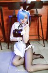 [Cosplay] 您的蛋蛋 [YouMi尤蜜] 2021.09.02 蕾姆兔女郎的小酒馆  [41P-890MB]