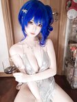 [Cosplay] 蜜汁猫裘 柠檬眼镜+圣路易斯 [31P1V-1.41GB]