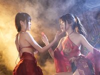 [Cosplay] Tina很妖孽呀&不呆猫 古风双人 [16P-226MB]