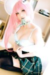 [Cosplay] 瓦斯塔亚小龙虾 校服 [17P-155MB]