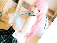 [Cosplay] 瓦斯塔亚小龙虾 校服 [17P-155MB]