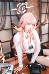 [Cosplay] 是一只熊仔吗 Blue Archive Aru Rikuhachima 碧蓝档案 陸八魔爱瑠 [20P-68.5MB]