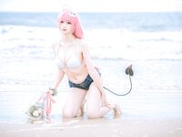 [Cosplay] 瓦斯塔亚小龙虾 水着 [27P-398MB]
