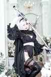 [Cosplay] Niyeye 白烨烨 - 2B Black & White 2b 黑白
