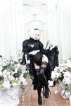 [Cosplay] Niyeye 白烨烨 - 2B Black & White 2b 黑白
