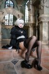 [Cosplay] Niyeye 白烨烨 - 2B Black & White 2b 黑白