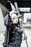 [Cosplay] Niyeye 白烨烨 - 2B Black & White 2b 黑白