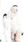 [Cosplay] Niyeye 白烨烨 - 2B Black & White 2b 黑白
