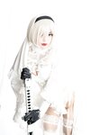 [Cosplay] Niyeye 白烨烨 - 2B Black & White 2b 黑白