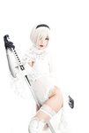 [Cosplay] Niyeye 白烨烨 - 2B Black & White 2b 黑白