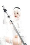 [Cosplay] Niyeye 白烨烨 - 2B Black & White 2b 黑白