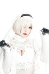 [Cosplay] Niyeye 白烨烨 - 2B Black & White 2b 黑白