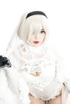 [Cosplay] Niyeye 白烨烨 - 2B Black & White 2b 黑白