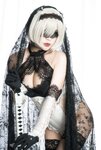 [Cosplay] Niyeye 白烨烨 - 2B Black & White 2b 黑白