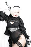 [Cosplay] Niyeye 白烨烨 - 2B Black & White 2b 黑白