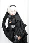 [Cosplay] Niyeye 白烨烨 - 2B Black & White 2b 黑白