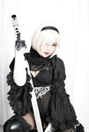 [Cosplay] Niyeye 白烨烨 - 2B Black & White 2b 黑白
