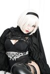 [Cosplay] Niyeye 白烨烨 - 2B Black & White 2b 黑白