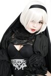 [Cosplay] Niyeye 白烨烨 - 2B Black & White 2b 黑白