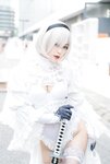 [Cosplay] Niyeye 白烨烨 - 2B Black & White 2b 黑白