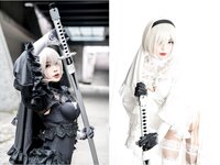[Cosplay] Niyeye 白烨烨 - 2B Black & White 2b 黑白