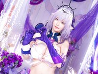 [Cosplay] Machi馬吉 - ????キャストリス水着????聖女の裏の危ない姿????第一弾