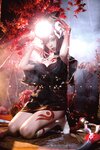 [Cosplay] 瓦斯塔亚小龙虾 猩红之月伊芙琳 [12P-265MB]