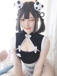 [Cosplay] Natsuko夏夏子 熊猫女仆 [64P1V-852MB]