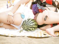 [Cosplay] 是一只熊仔吗 公主连结 静流&惠理子(&伊喵君_Nya) [38P-147MB]