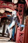 [Cosplay] 虎森森 原神 申鹤·冷花幽露 [35P-291MB]