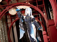 [Cosplay] 虎森森 原神 申鹤·冷花幽露 [35P-291MB]