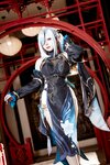 [Cosplay] 虎森森 原神 申鹤·冷花幽露 [35P-291MB]