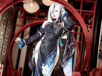[Cosplay] 虎森森 原神 申鹤·冷花幽露 [35P-291MB]