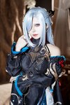 [Cosplay] 虎森森 原神 申鹤·冷花幽露 [35P-291MB]