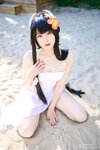 [Cosplay] Natsuko夏夏子 碧蓝航线 比叡 泳装 [55P-667MB]