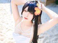 [Cosplay] Natsuko夏夏子 碧蓝航线 比叡 泳装 [55P-667MB]