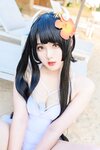 [Cosplay] Natsuko夏夏子 碧蓝航线 比叡 泳装 [55P-667MB]