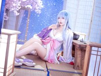 [Cosplay] 是一只熊仔吗 白雪姬 (美少女万华镜异闻：雪女) [41P-185MB]