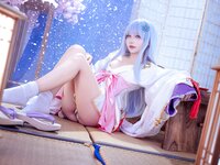 [Cosplay] 是一只熊仔吗 白雪姬 (美少女万华镜异闻：雪女) [41P-185MB]
