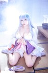 [Cosplay] 是一只熊仔吗 白雪姬 (美少女万华镜异闻：雪女) [41P-185MB]