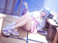 [Cosplay] 是一只熊仔吗 白雪姬 (美少女万华镜异闻：雪女) [41P-185MB]