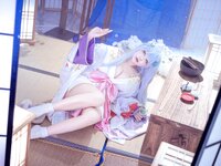 [Cosplay] 是一只熊仔吗 白雪姬 (美少女万华镜异闻：雪女) [41P-185MB]