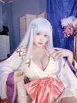 [Cosplay] 是一只熊仔吗 白雪姬 (美少女万华镜异闻：雪女) [41P-185MB]